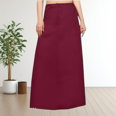 manidhari fab tex petticoat_fs_11_maroon Pure Cotton Petticoat(Free)