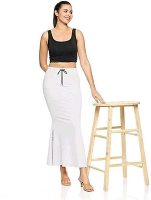qunootcloset PETTICOAT - WHITE Lycra Blend Petticoat(3XL)