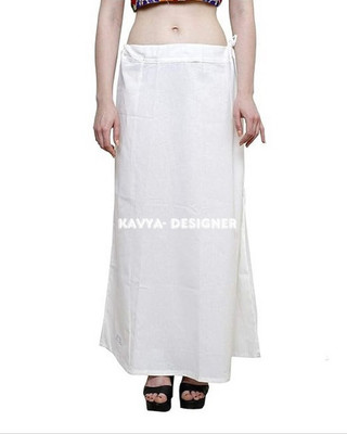 KAVYA DESIGNERS KVYA COTTON PG64 Pure Cotton Petticoat(Free)
