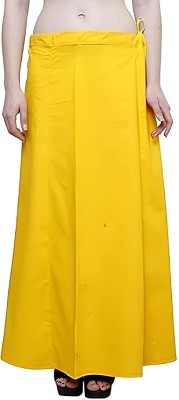 TrendingTrading Light Yellow Saree Lehenga underskirt Petticoat for Women with Drawstring Pure Cotton Petticoat(6XL)