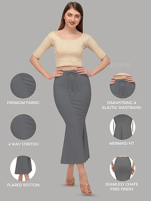 PATHUDI 5550_Grey_Free_1 Lycra Blend Petticoat(Free)