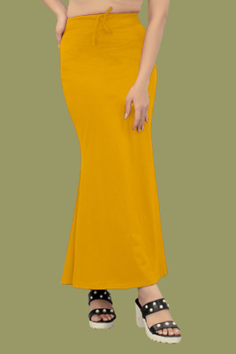 house of common HOC - Mustard Fish L KESHAV 6 Lycra Blend Petticoat(L)