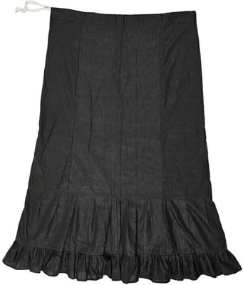 Belizs Black Pure Cotton Petticoat(XL)