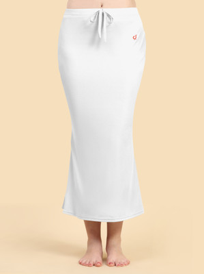 Trendmalls New.P01-White-S Lycra Blend Petticoat(S)