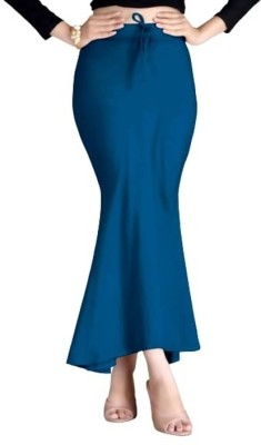 Woo THiNG Plain Sari Shapewear For Women Lycra Blend Petticoat(S)