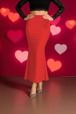 DSV ENTERPRISES Shapeware Red M005 Lycra Blend Petticoat(XXL)