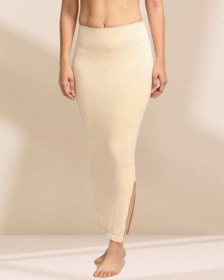 VDIHATA FASHION Beige Color Women Lycra Blended Fabric Saree Shapewear Petticoat Underskirt Lycra Blend Petticoat(3XL)