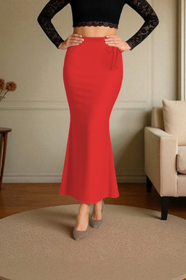 DSV ENTERPRISES Shapeware Red M002 Lycra Blend Petticoat(S)