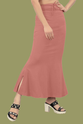 SANDIAM SALES dp.._Fish_peach_XL_Saree Shapewear shapewear petticoat For women Lycra Blend Petticoat(XL)