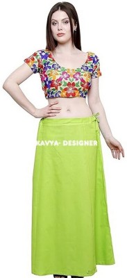 KAVYA DESIGNERS KVYA COTTON PG92 Pure Cotton Petticoat(Free)