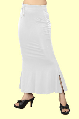 katariya fashion BABY.._Fish_White_L_Saree Shapewear shapewear petticoat For women Lycra Blend Petticoat(L)