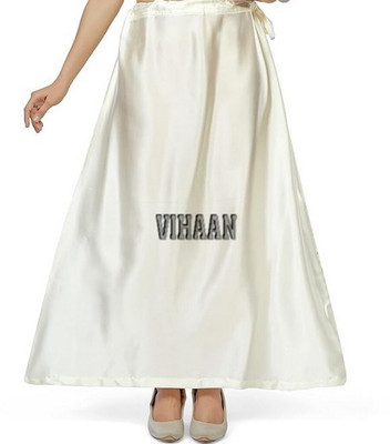 VIHAAN White satin q50 Pure Satin Petticoat(Free)