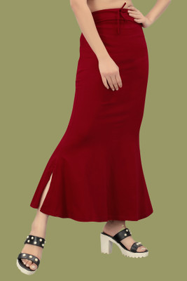 Ozberk Creation dp.._Fish_Maroon_S_Saree Shapewear shapewear petticoat For Women Lycra Blend Petticoat(S)