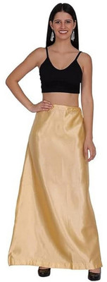 MR VIHAAN FK-GOLDEN A26 STYLES Pure Satin Petticoat(Free)