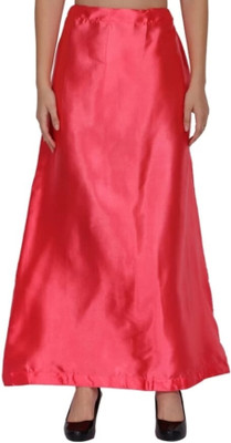 RSH FASHION Gajri satin petticoat Satin Blend Petticoat(Free)