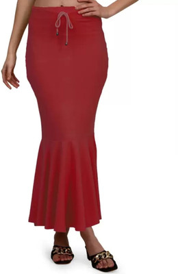 PKYC AMCMaroonFCut-L Lycra Blend Petticoat(L)