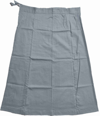 KIGOMA Gray-peti Pure Cotton Petticoat Cotton Blend Petticoat(Free)
