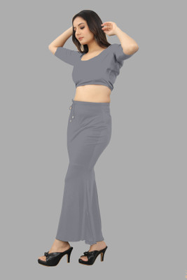 HOC Grey Fish 2XL KESHAV 2 Lycra Blend Petticoat(XXL)