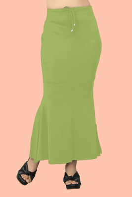 Ozberk Creation B.L.U__Fish_Pista_L_Saree Shapewear shapewear petticoat For saree Lycra Blend Petticoat(L)