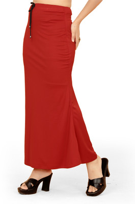 Woo THiNG Shapewear Solid Lycra Blend Petticoat(Free)