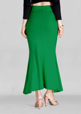 LEGANCY FASHION FISH CUT GREEN M 4 Lycra Blend Petticoat(M)