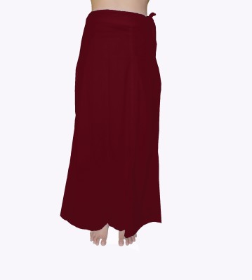 BS CREATION Maroon Pure Cotton Petticoat(M)