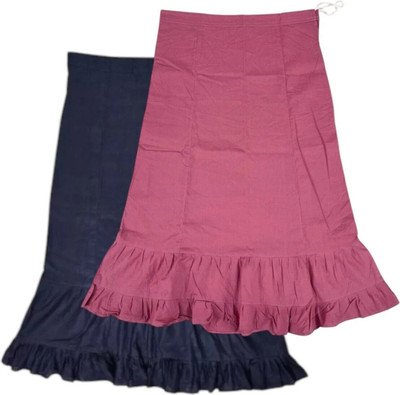 house of common Navy Blue & Onion Combo Pure Cotton Petticoat(XL)