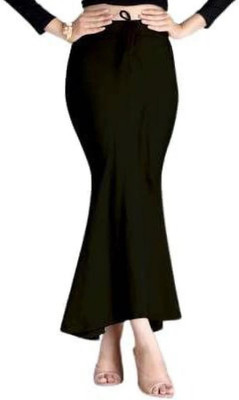 PKYC AMCBlackFC-L Lycra Blend Petticoat(L)