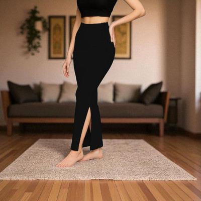 DSV ENTERPRISES Shapeware Black M0035 Lycra Blend Petticoat(XXL)