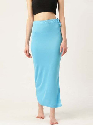 VDIHATA FASHION Sky Blue Stretchable Saree Fishcut Shapewear Petticoat Under Skirt For Women Lycra Blend Petticoat(XL)