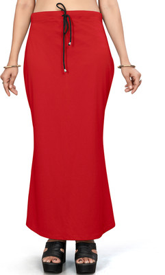 Leeza Store LZSHPWR-RED-XXL Lycra Blend Petticoat(XXL)