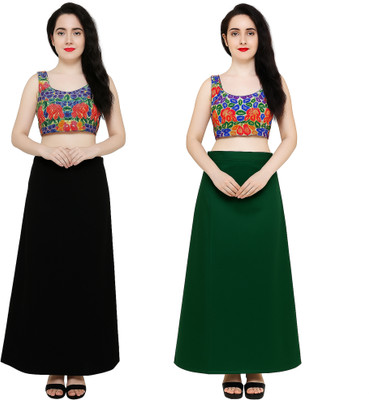 IGNOTO FKD_PTCT-BLK_D.GRN/ Cotton Blend Petticoat(Free)