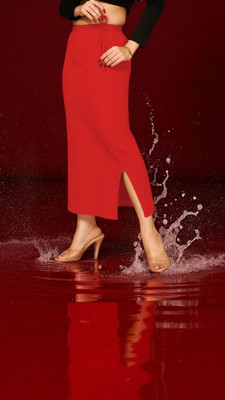 DSV ENTERPRISES Shapeware Red M0081 Lycra Blend Petticoat(S)