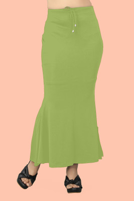 KEYU FASHION SH._Fish_Pista_S_Saree Shapewear shapewear petticoat For saree Lycra Blend Petticoat(S)