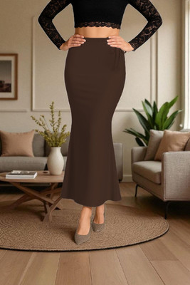 DSV ENTERPRISES Shapeware - Brown M002 Lycra Blend Petticoat(S)