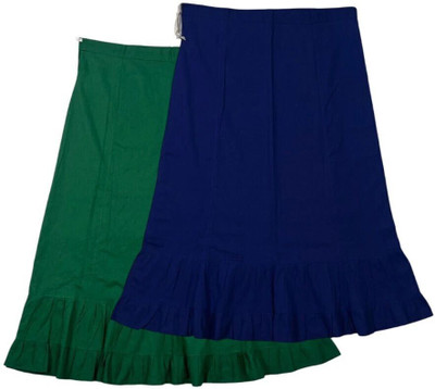 house of common Green & Night Blue Combo Pure Cotton Petticoat(XL)
