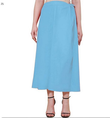 ZIAFASHION Blue PURE COTTON@RY4 Pure Cotton Petticoat(Free)