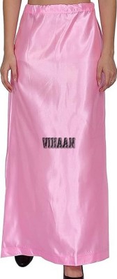 VIHAAN Pink satin q49 Pure Satin Petticoat(Free)