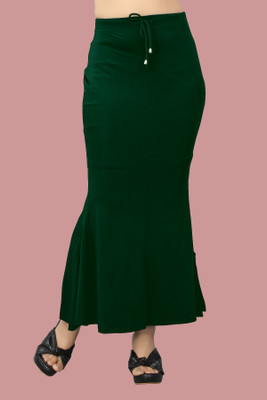 SHAYONAM K.MT._Fish_Dark Green_M_Saree Shapewear shapewear petticoat For Women Lycra Blend Petticoat(M)