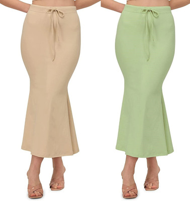 HOC 1001-BEIGE-COMBO-PTCT-PISTA-BEIGE-XL Lycra Blend Petticoat(XL)
