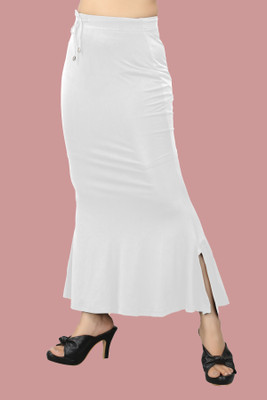 Ozberk Creation K.MT._Fish_White_XXL_Saree Shapewear shapewear petticoat For women Lycra Blend Petticoat(XXL)