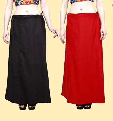 Suchitra cotton petticoat red & black Pure Cotton Petticoat(Free)