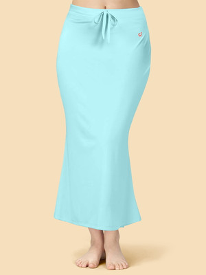 Trendmalls New.P01-LightAqua Lycra Blend Petticoat(S)