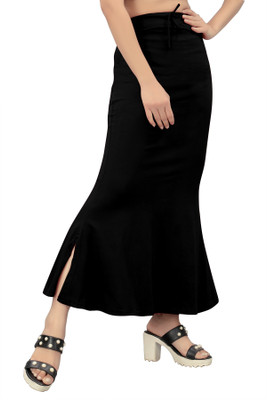 Ozberk Creation ANJ.__Fish_Black_S_Saree Shapewear shapewear petticoat For Women Lycra Blend Petticoat(S)