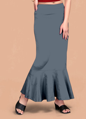 DRESQUE STORE DS_PC_PLEATS_3508_GREY(M) Lycra Blend Petticoat(M)