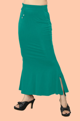 Ozberk Creation SH.__Fish_turquoise green_L_Saree Shapewear shapewear petticoat For women Lycra Blend Petticoat(L)