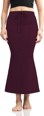 Veehaus purple saree shapewear and petticoat Lycra Blend Petticoat(L)