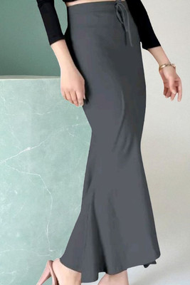 DSV ENTERPRISES Shapeware Dark Grey M0074 Lycra Blend Petticoat(S)