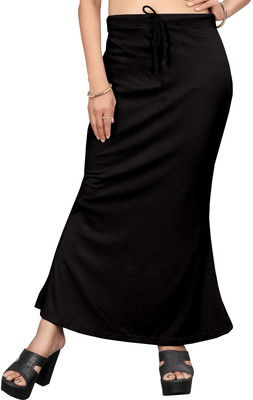First Trend Fashions 153 Coffee Lycra Blend Petticoat(L)