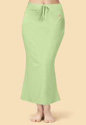 Trendmalls P01-PaleGreen Lycra Blend Petticoat(4XL)